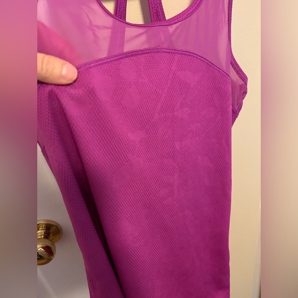Roxy Pink Racerback Tank Top - Picture 2 of 5
